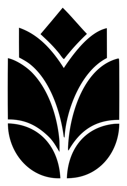 Geometric Lotus Leaf Icon