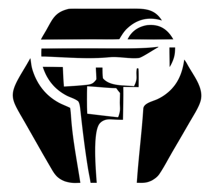 Geometric Margarita Helmet Crest