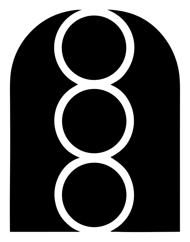 Geometric Padlock Arch Logo