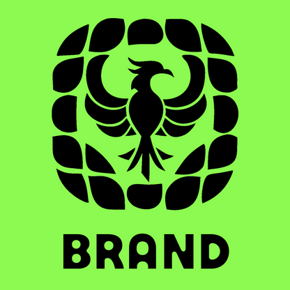Geometric Phoenix Grid Badge preview