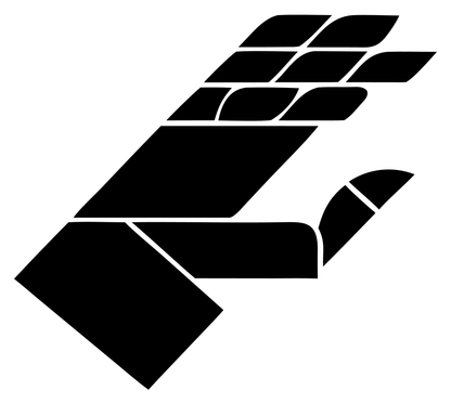 Geometric Robot Hand Icon