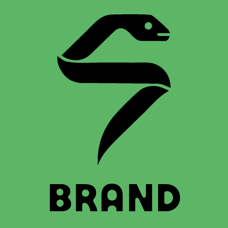 Geometric S-Curve Snake Mark preview
