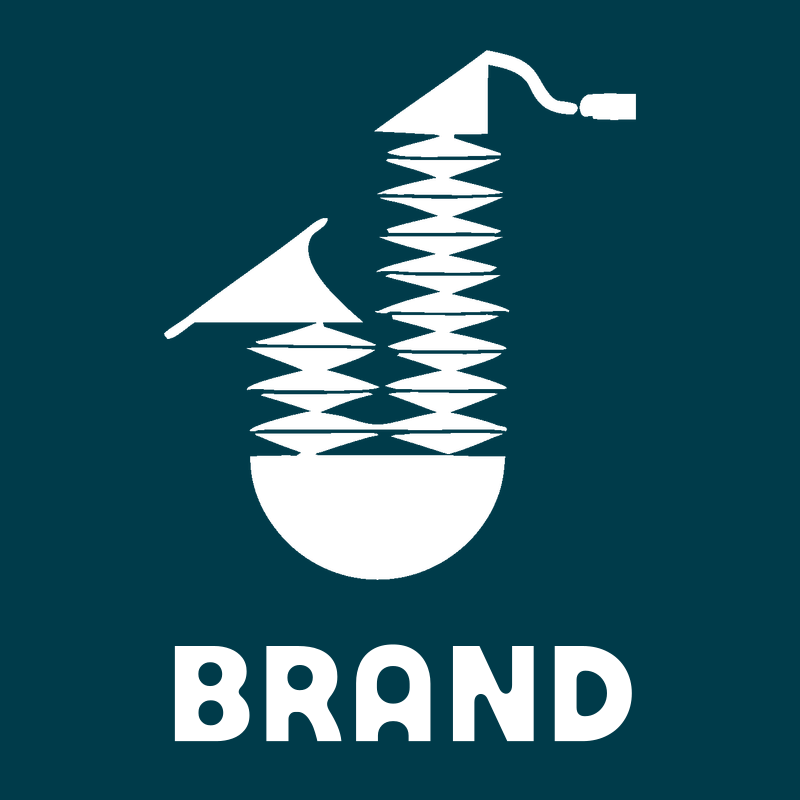 Geometric Saxophone Diamond Logo preview