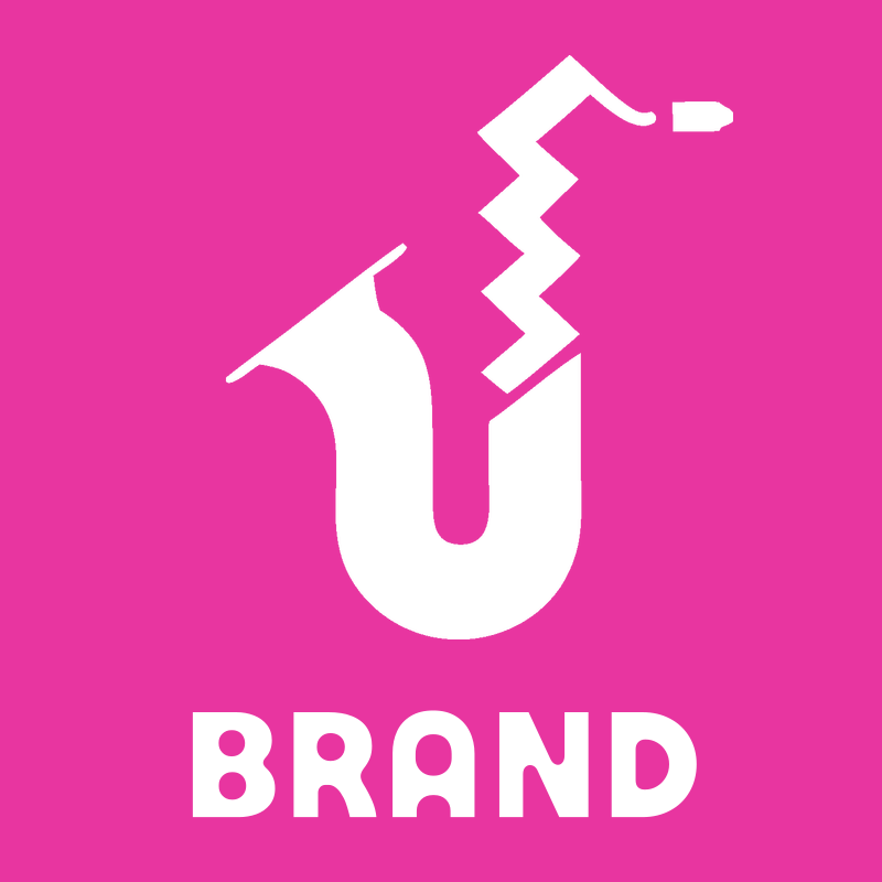 Geometric Saxophone Zigzag Badge preview
