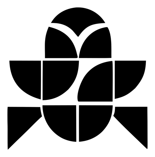Geometric Scarab Beetle Crest