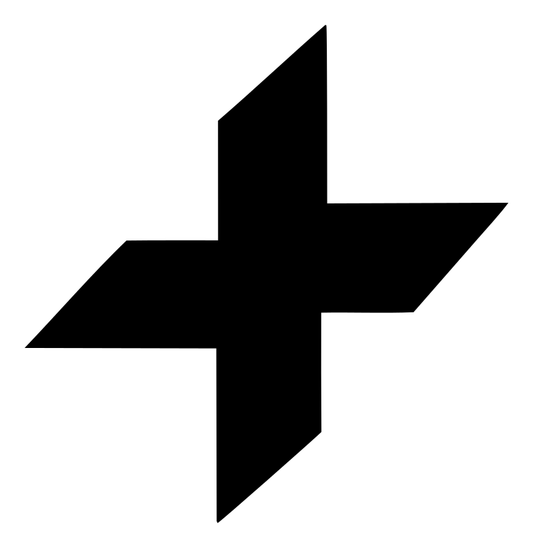 Geometric Shuriken Plus Mark