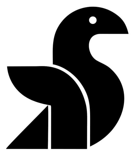 Geometric Sitting Bird Mark