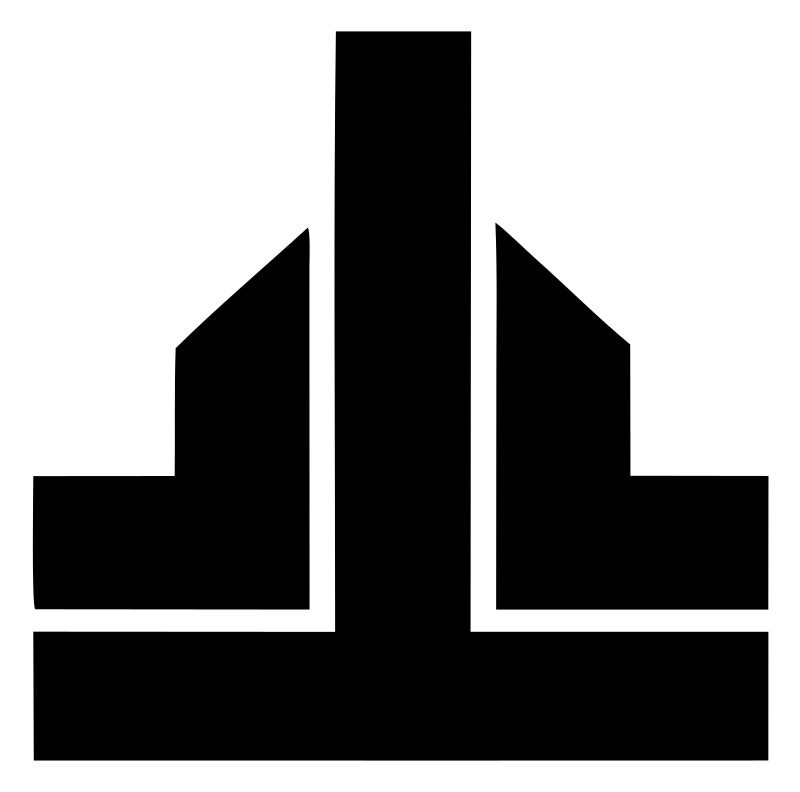 Geometric Skyline Buildings Mark