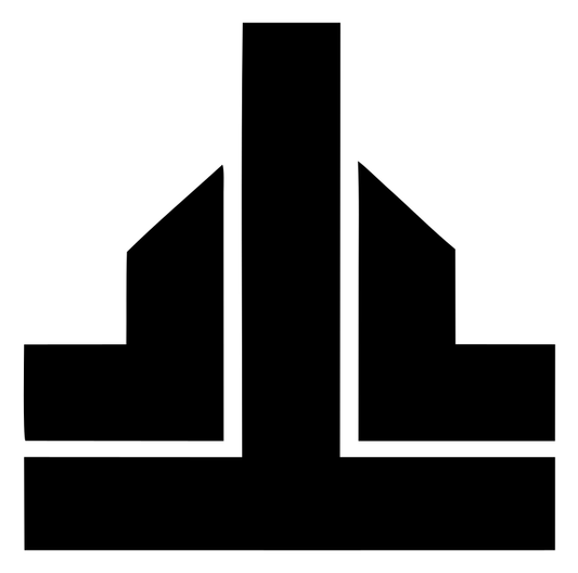 Geometric Skyline Buildings Mark