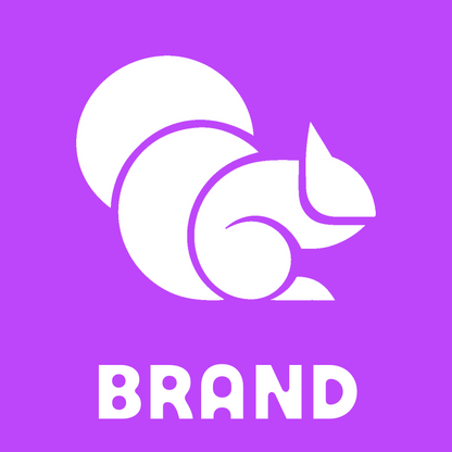 Geometric Squirrel Bold Mark preview