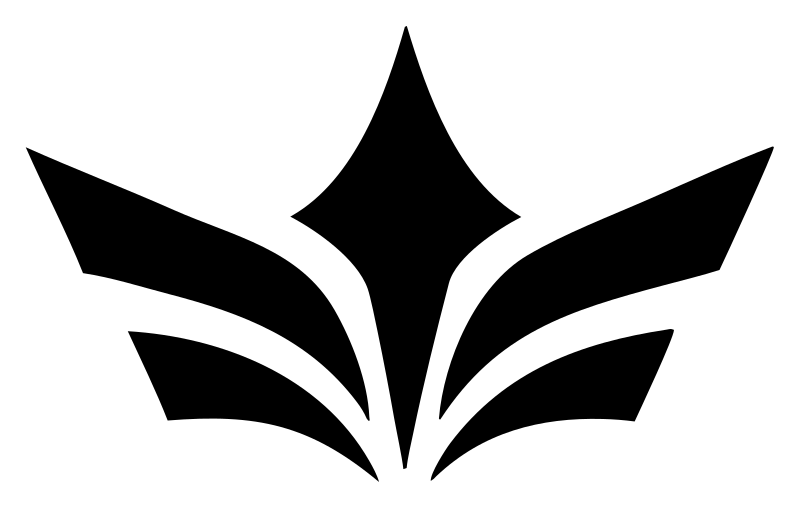 Geometric Star Crown Badge
