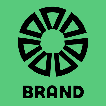 Geometric Sun Wheel Badge preview