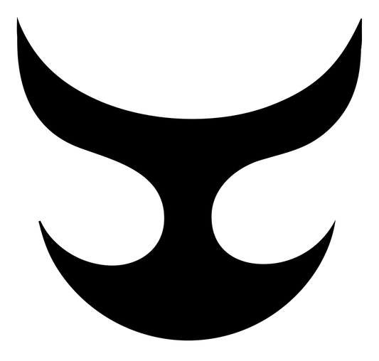 Geometric Taurus Horns Logo