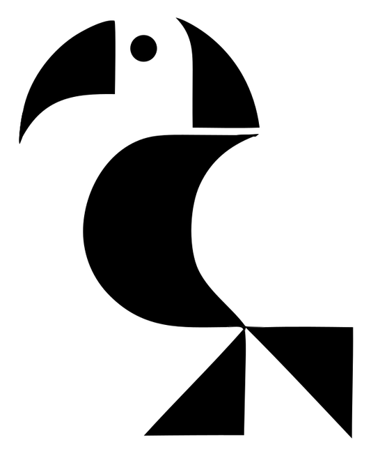 Geometric Toucan Bird Mark