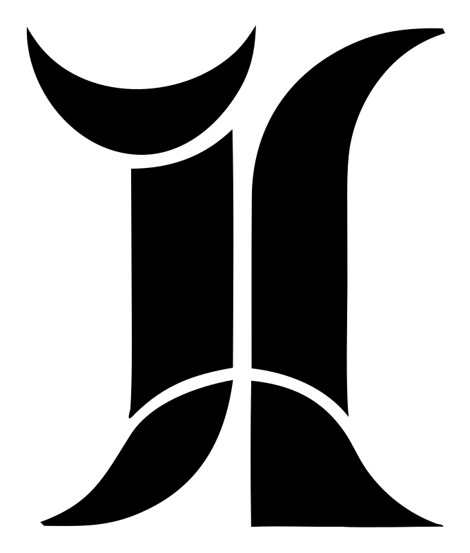 Gothic Libra Zodiac Emblem