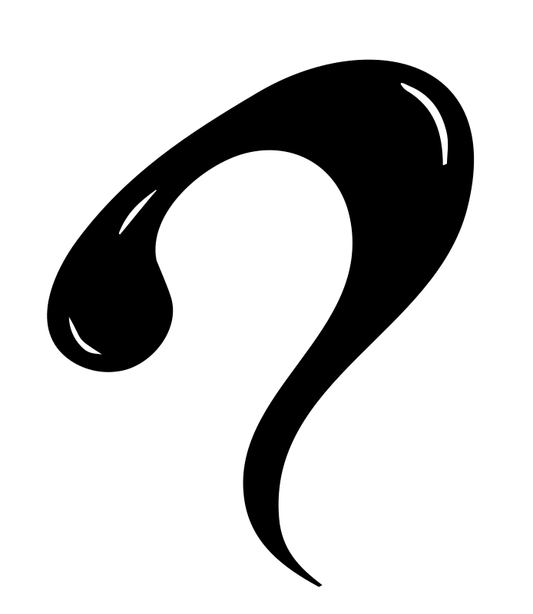 Hand-Drawn Aries Horn Swirl Logo