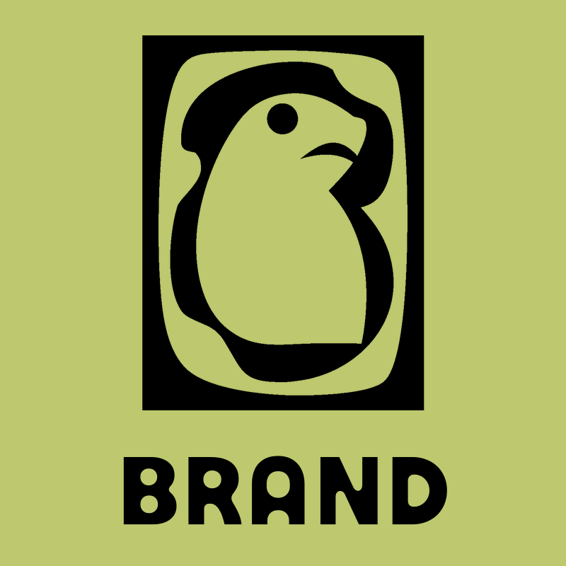 Hand-Drawn Beaver Framed Badge preview