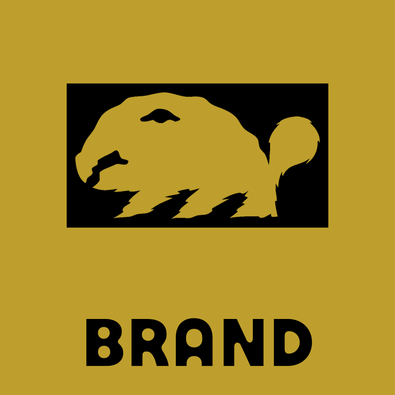 Hand-Drawn Beaver Full-Body Logo preview