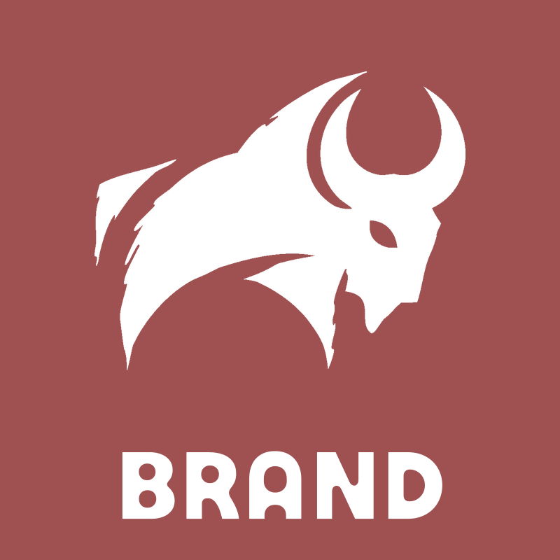 Hand-Drawn Bison Charging Crest preview