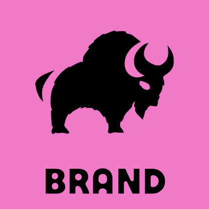 Hand-Drawn Bison Silhouette Mark preview