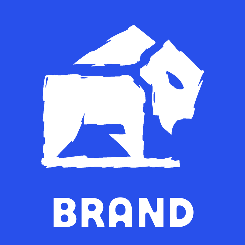 Hand-Drawn Bison Silhouette Mark preview