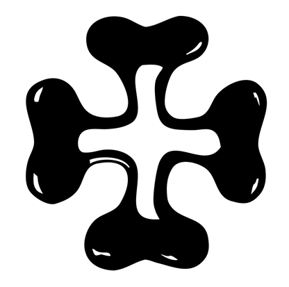 Hand-Drawn Bubbly Cross Mark