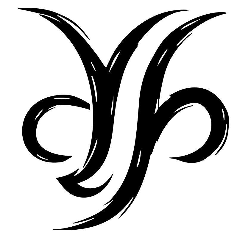 Hand-Drawn Capricorn Sigil Mark