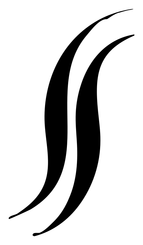 Hand-Drawn Double Curl Mark