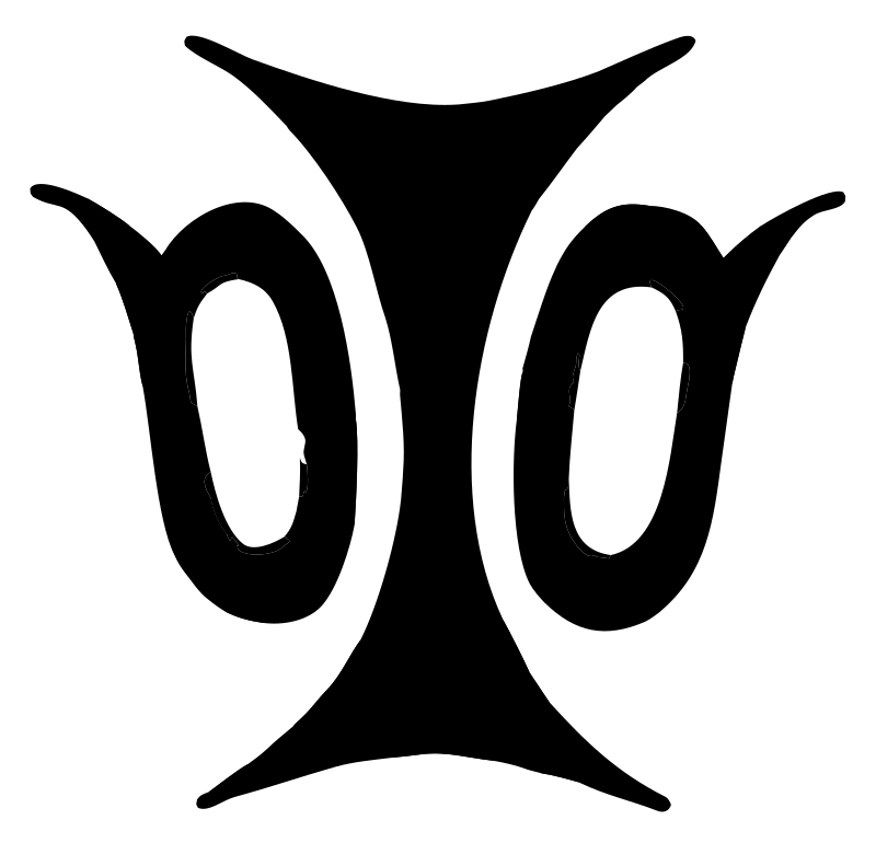 Hand-Drawn Double Oval Emblem