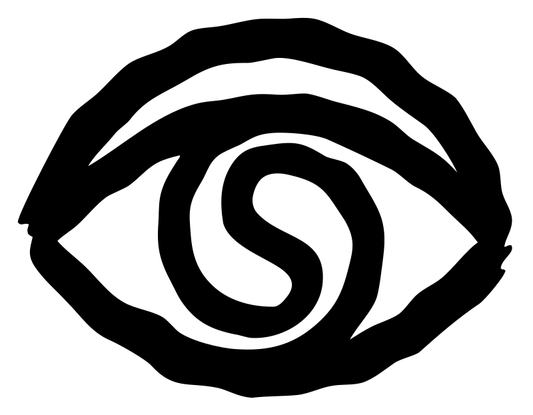 Hand-Drawn Eye Spiral Logo