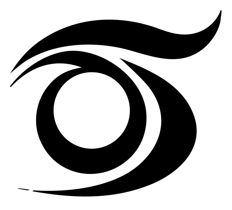 Hand-Drawn Eye Swirl Mark