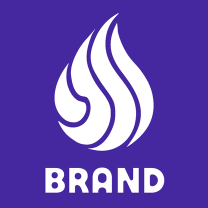 Hand-Drawn Flame Droplet Crest preview
