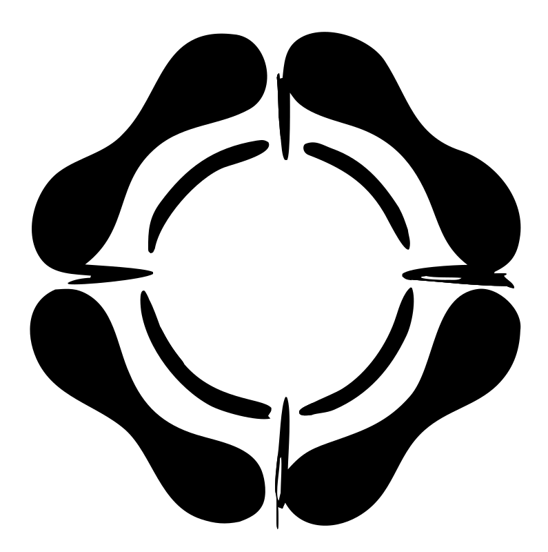 Hand-Drawn Footprint Cross Mark