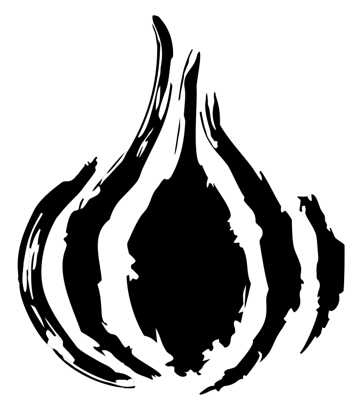 Hand-Drawn Garlic Bulb Mark