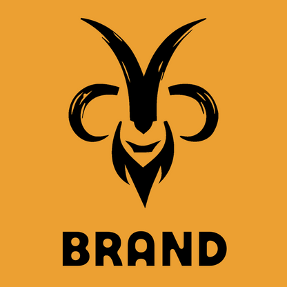 Hand-Drawn Goat Head Badge preview