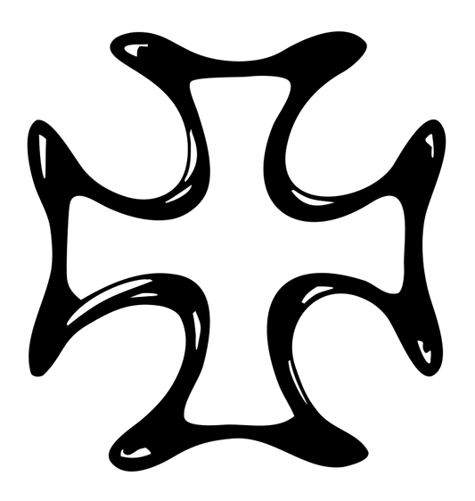 Hand-Drawn Iron Cross Mark