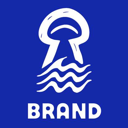 Hand-Drawn Jellyfish Wave Logo preview