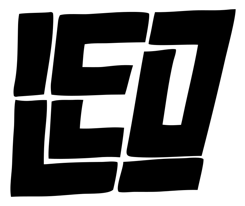 Hand-Drawn LEO Lettermark Badge