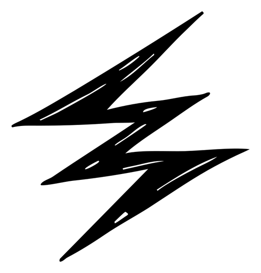 Hand-Drawn Lightning Bolt Icon