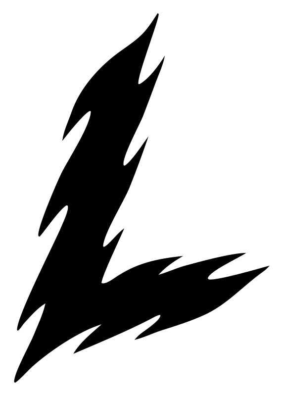 Hand-Drawn Lightning Claw Mark