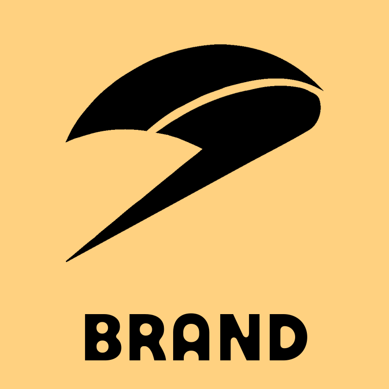 Hand-Drawn Lightning Volleyball Logo preview