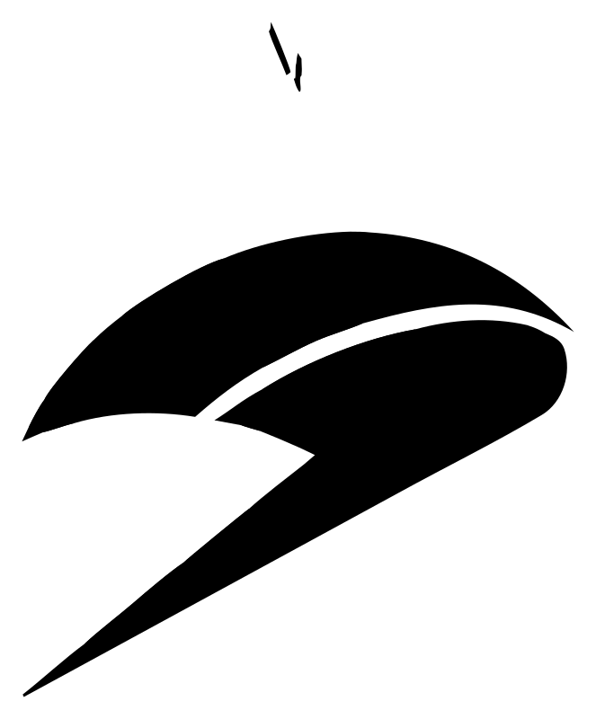 Hand-Drawn Lightning Volleyball Logo