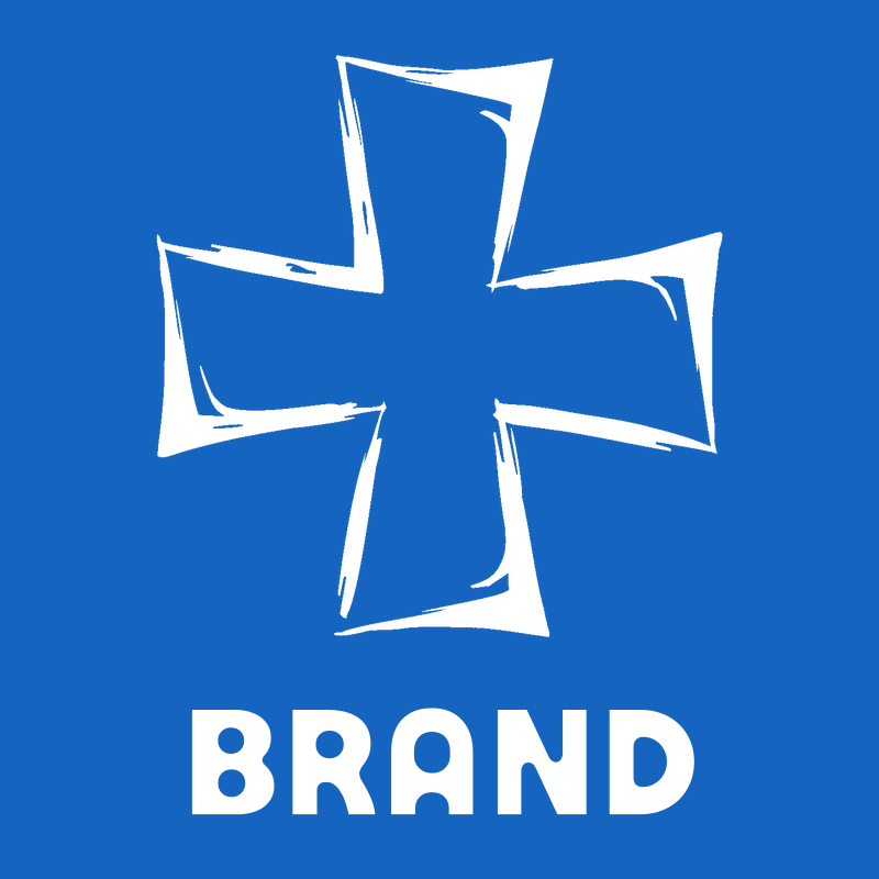 Hand-Drawn Maltese Cross Logo preview