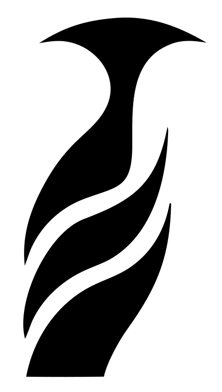 Hand-Drawn Penguin Silhouette Logo