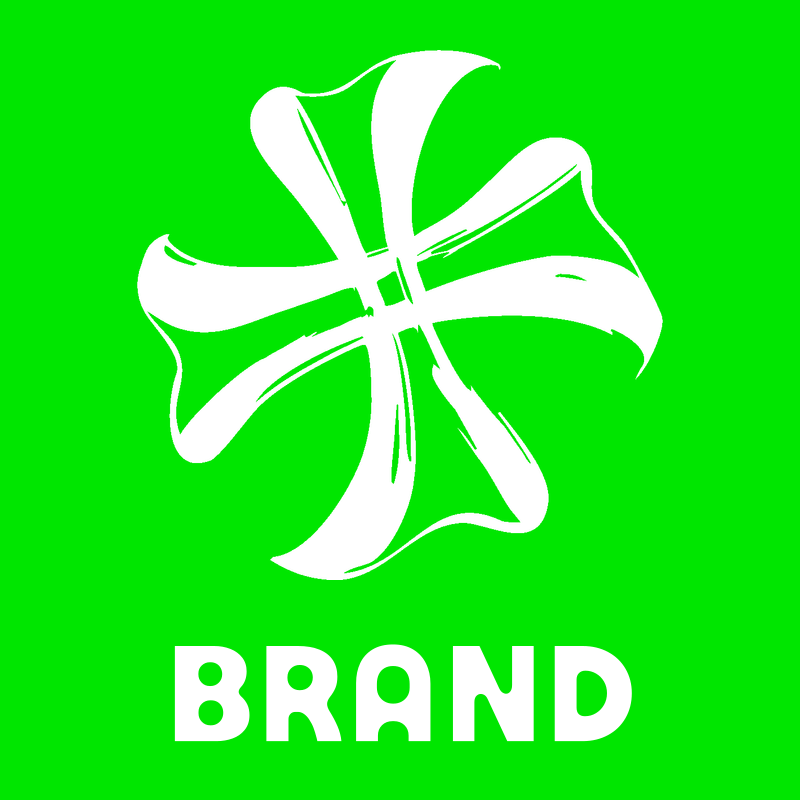 Hand-Drawn Pinwheel Cross Badge preview
