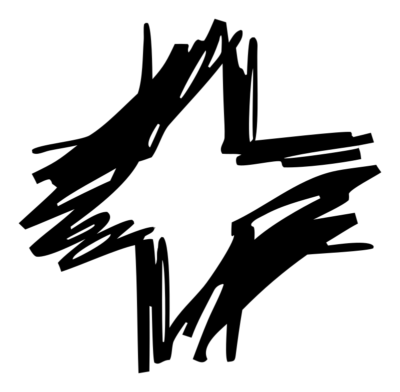 Hand-Drawn Plus Sign Mark