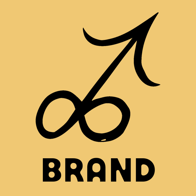 Hand-Drawn Sagittarius Glyph Icon preview