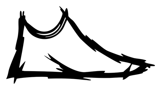 Hand-Drawn Sneaker Sketch Mark