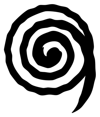 Hand-Drawn Spiral Eye Logo