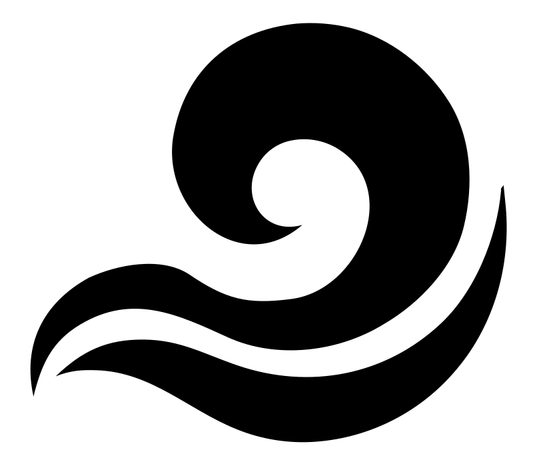 Hand-Drawn Spiral Wave Icon